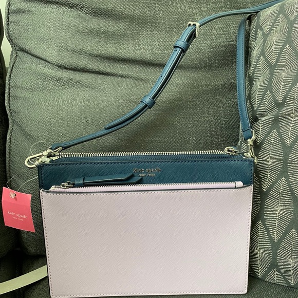 Kate Spade Cameron Double Zipper Crossbody Bag - Picture 3 of 5